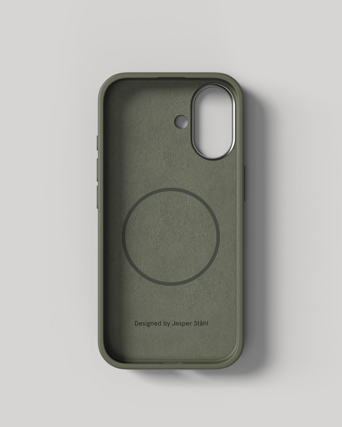 Bold Case - iPhone 17 - Linen Beige & Olive Green