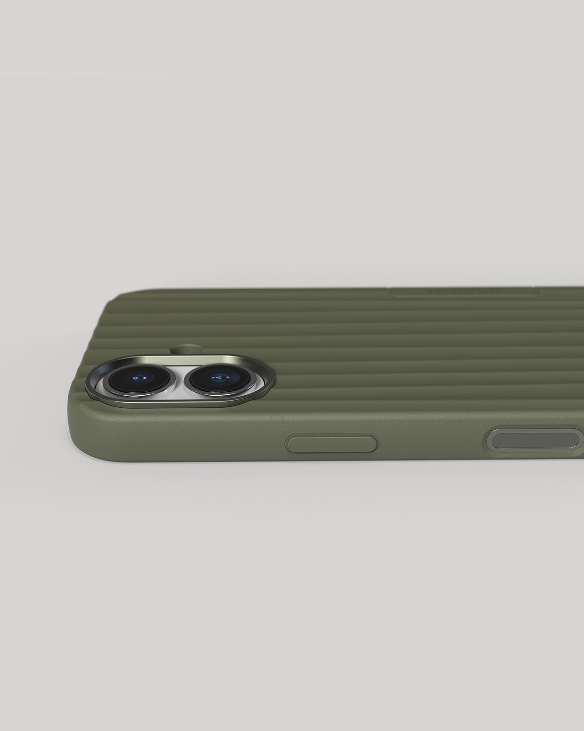 Bold Case - iPhone 17 - Linen Beige & Olive Green