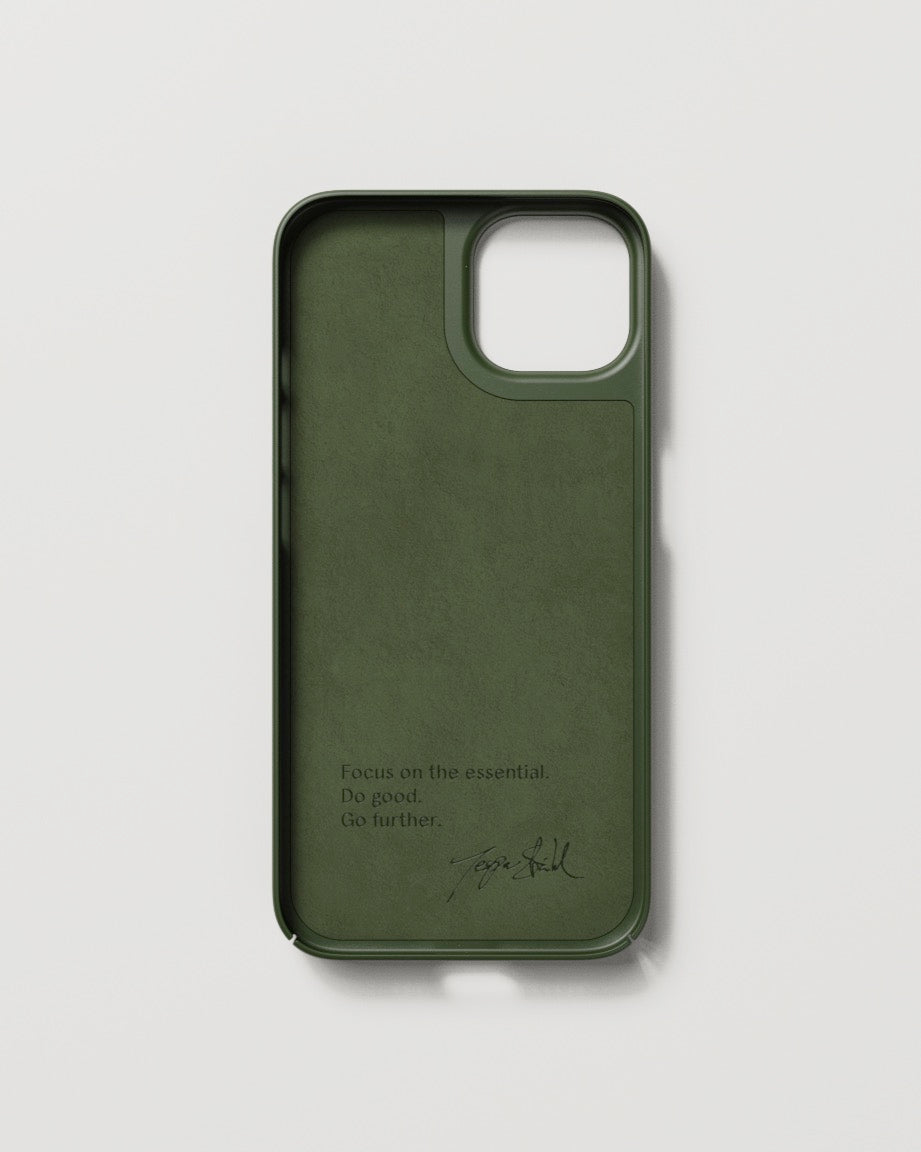 Thin Case - iPhone 14 - Ink Black & Pine Green